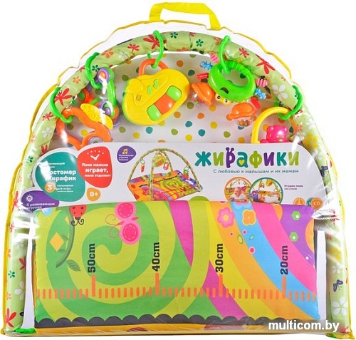 Развивающий коврик Жирафики Ростомер Жирафик 632118