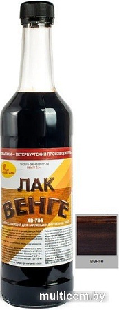 Лак Новбытхим ХВ-784 0.5 л (венге)