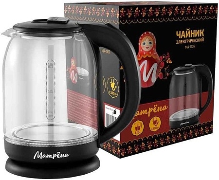 Электрический чайник Матрена MA-007 (черный)