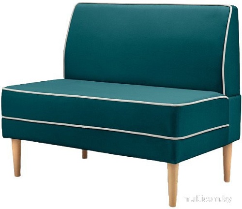 Диван Mio Tesoro Бадди 1000 (Velutto 20/Velutto 01/натуральное дерево)