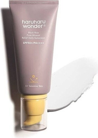 Крем солнцезащитный Haruharu Black Rice Pure Mineral SPF50+ PA++++ (50 мл)