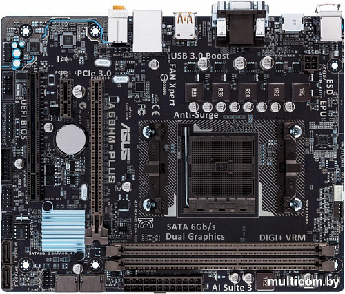 Материнская плата ASUS A68HM-PLUS