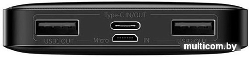Портативное зарядное устройство Baseus Bipow Digital Display PPDML-I01 10000mAh (черный)