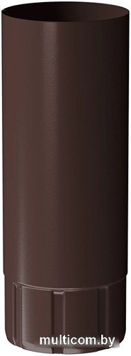 Кровля Docke Stal Premium Труба водосточная D90 1 м (шоколад 8019)