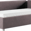 Кровать-тахта Сонум Capri R 90x200 (микровелюр кофе)