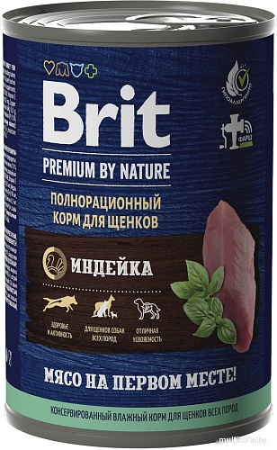 Brit Premium by Nature с индейкой 410 г