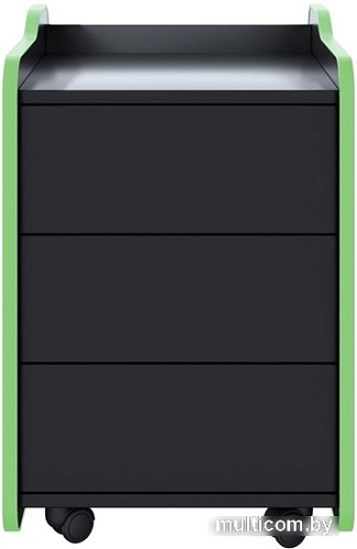 Тумба VMM Game Case 40 Black Green CS-1BKGN (черный/зеленый)
