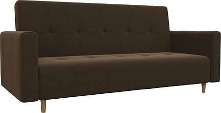 Диван Mebelico Вест 108722 (микровельвет, коричневый)