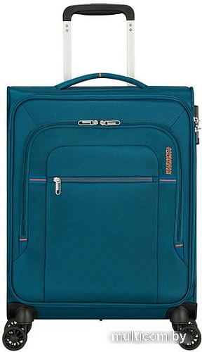 Чемодан-спиннер American Tourister Crosstrack Navy/Orange 55 см (4 колеса)