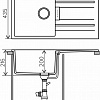 Кухонная мойка Tolero Loft TL-750 (темно-бежевый)