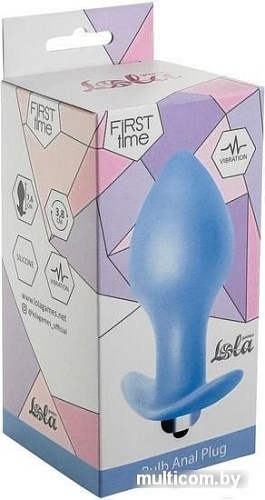 Вибропробка Lola Toys Bulb Anal Plug 104400 (голубой)