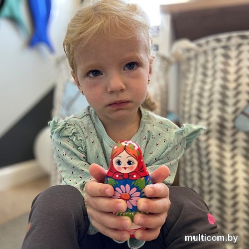 Развивающая игра Брестская Матрешка С букетом лилий (набор 5 шт)