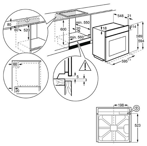 Духовой шкаф AEG BSE 576321 M