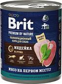 Brit Premium by Nature с индейкой и уткой 850 г