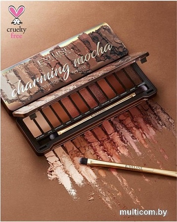 Тени для век Eveline Cosmetics Charming mocha