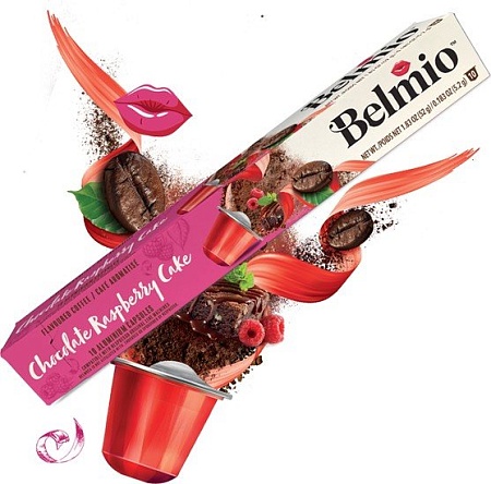 Кофе в капсулах Belmio Chocolate Raspberry Cake 10 шт