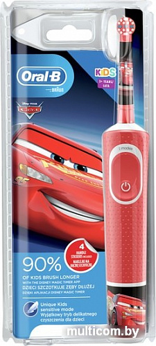 Электрическая зубная щетка Braun Oral-B Kids Cars D100.413.2K