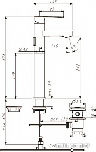 Смеситель Ideal Standard IdealSmart B0460AA