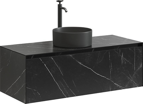 Sancos Тумба под умывальник Stone ST120NM (керамогранит Nero Marquina)
