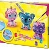 Набор для создания поделок/игрушек SES Creative Из гипса Блестящие животные 01289