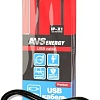 Кабель AVS A07045S USB Type-A - Lightning (1 м, черный)