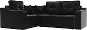 Угловой диван Mebelico Кембридж угловой 108832 (левый, экокожа, черный)