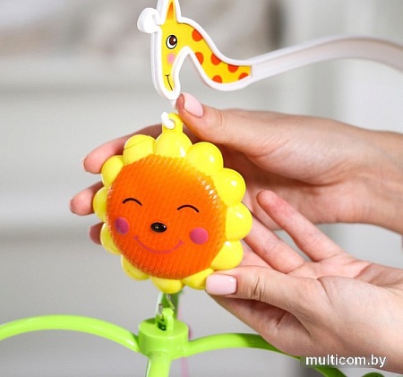 Музыкальная карусель Крошка Я Пряничный домик Подводный мир 2810201