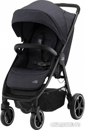 Коляска прогулочная «книга» Britax Romer B-Agile R (black shadow/black)