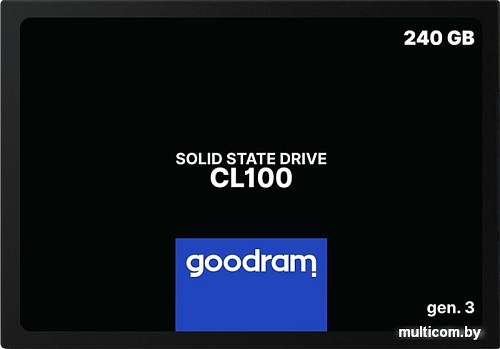 SSD GOODRAM CL100 Gen. 3 480GB SSDPR-CL100-480-G3
