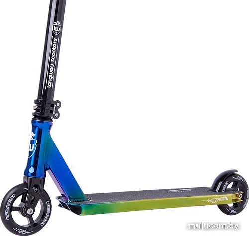 Трюковый самокат Longway Metro Shift (черный/неохром)