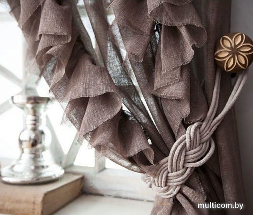 Комплект штор Pasionaria Иви 280x240 (коричневый)