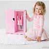 Шкаф для кукол Leader Toys Diamond Princess c дизайнерским цветочным принтом 72419 (розовый)