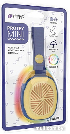 Беспроводная колонка Hiper Protey Mini (синий)