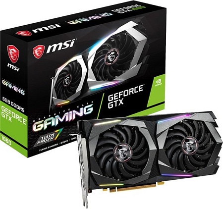 Видеокарта MSI GeForce GTX 1660 Gaming 6GB GDDR5