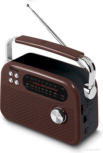 Радиоприемник Ritmix RPR-045 (коричневый)