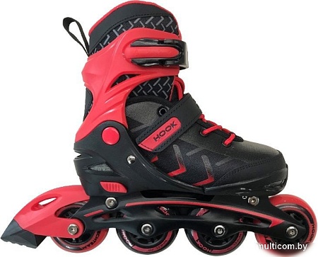 Роликовые коньки Tech Team Hook (р-р 30-33, красный)