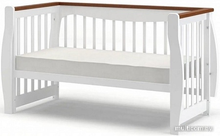 Кроватка-трансформер Nuovita Astro (белый)