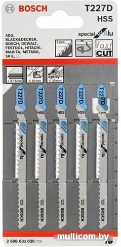 Набор оснастки Bosch 2608631030 (5 предметов)