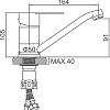 Смеситель Ledeme L74503-2