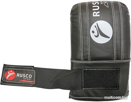 Тренировочные перчатки Rusco Sport к/з (S, черный)