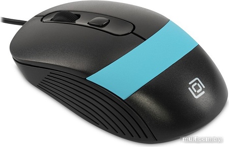 Мышь Oklick 310M (черный/голубой)