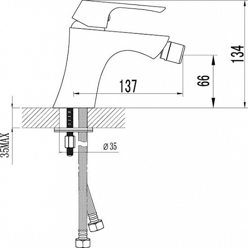 Смеситель Lemark UNIT LM4508C