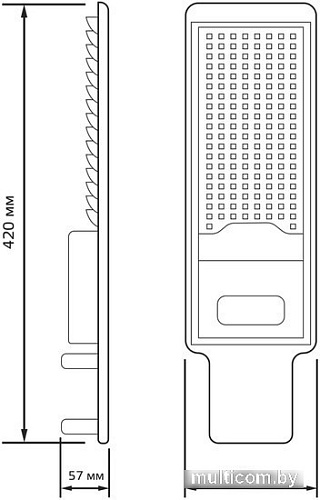 Уличный прожектор Gauss Avenue 629536320