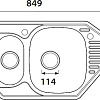 Кухонная мойка Kaiser KSS-8547