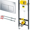 Инсталляция для унитаза Viega Prevista Dry WC с кнопкой Visign for Life 5 771973 + 678630 + 773717 (хром)