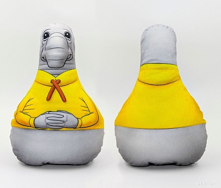 Декоративная подушка Leader Toys Ждун в желтом худи МТ11064