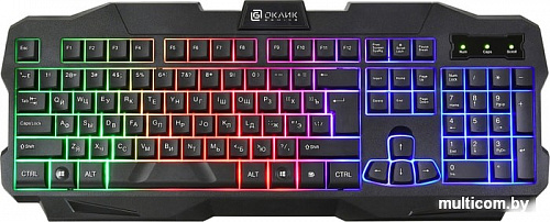 Клавиатура + мышь с ковриком + наушники Oklick HS-HKM200G Hades