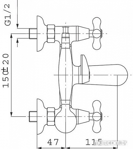 Смеситель Ferro Retro XR11