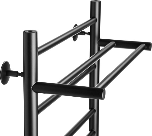 Полотенцесушитель Ростела Свирель V+ 500x800/10 1" (Ral 9005, нижнее подключение)