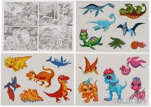 Развивающая игра Умные игры Динозаврики 4680107921338